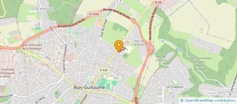 localisation de l'entreprise OENOLOGIE DEVELOPPEMENT à BOIS-GUILLAUME