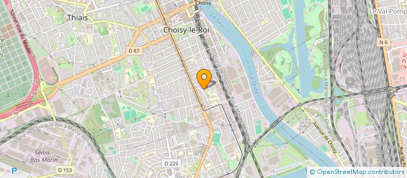 localisation de l'entreprise OENOLOGOUINE à CHOISY-LE-ROI
