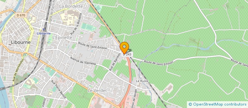localisation de l'entreprise OENOMAITRISE à LIBOURNE
