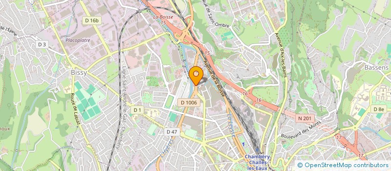 localisation de l'entreprise OENOSERV à CHAMBERY