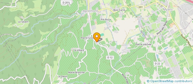 localisation de l'entreprise OENOSERVICE  APREMONT