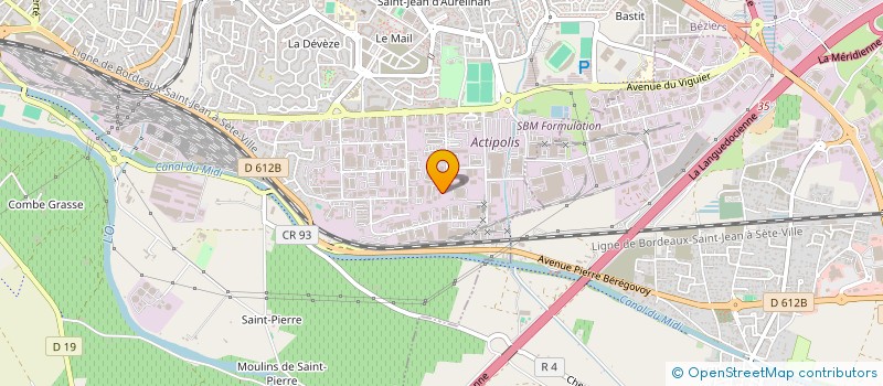 localisation de l'entreprise OENOTECH DEVELOPPEMENT à BEZIERS