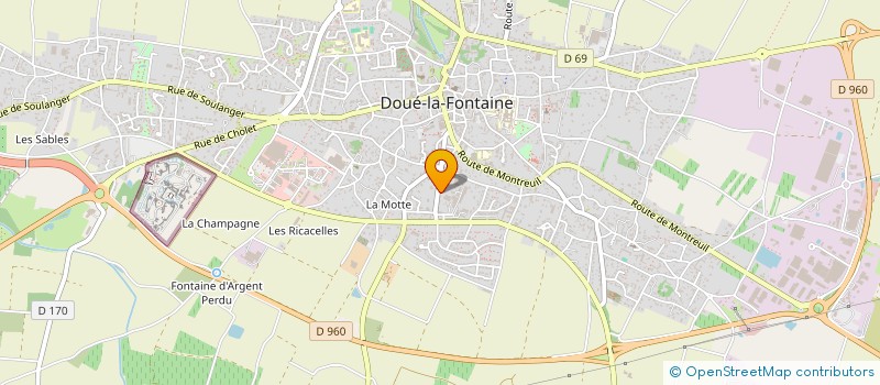 localisation de l'entreprise OENOVA à DOUE-EN-ANJOU