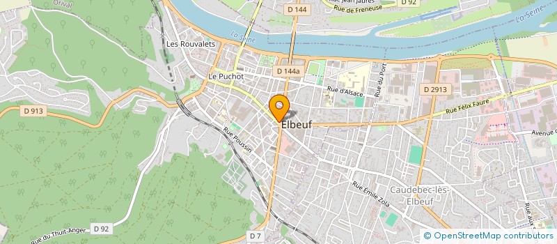 localisation de l'entreprise OENOVINO  ELBEUF