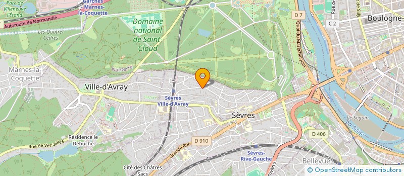 localisation de l'entreprise OENOWALK  SEVRES