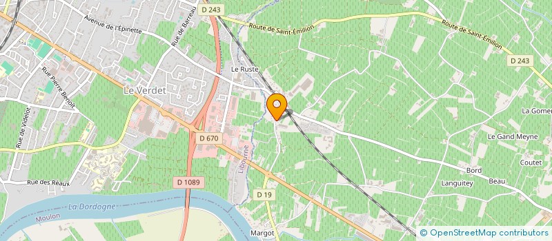 localisation de l'entreprise OENPHINEE  SAINT-EMILION