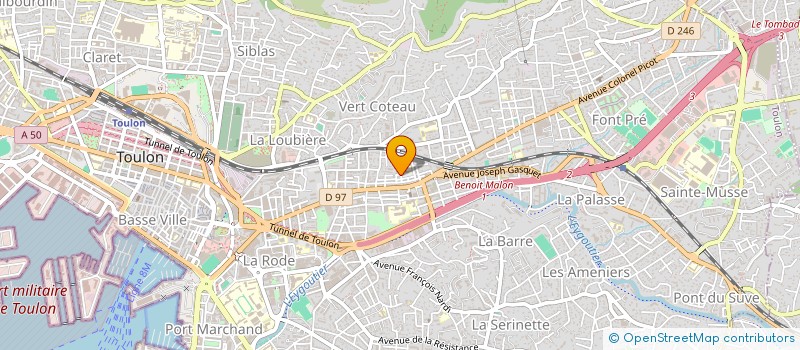 localisation de l'entreprise OERIS RENOVATION  TOULON