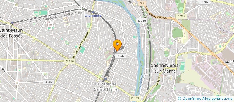 localisation de l'entreprise OESCH LEGACY à SAINT-MAUR-DES-FOSSES