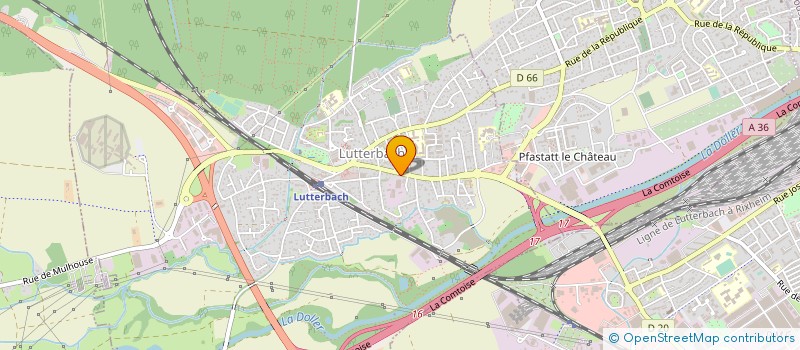 localisation de l'entreprise OESTERLE MATERIAUX  LUTTERBACH