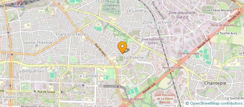 localisation de l'entreprise OET à RENNES