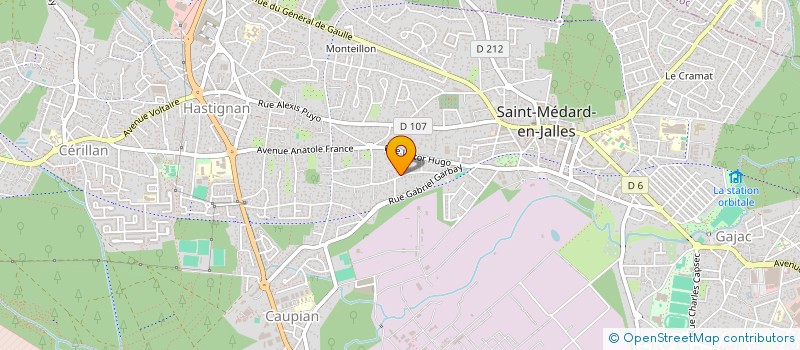 localisation de l'entreprise OETAM IMMO LIB  SAINT-MEDARD-EN-JALLES