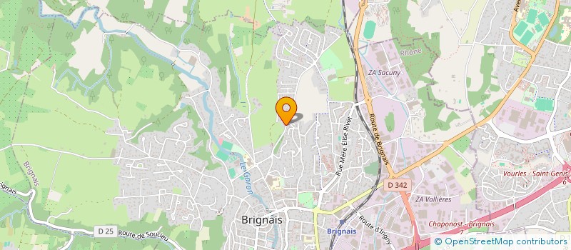 localisation de l'entreprise OETERRE à BRIGNAIS