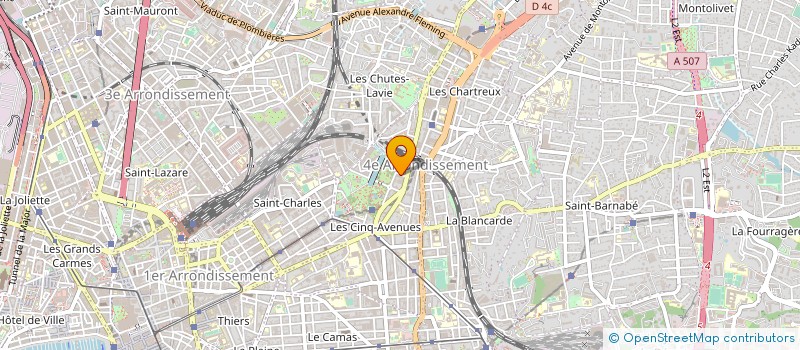 localisation de l'entreprise OETH PV DISTRIBUTION à MARSEILLE