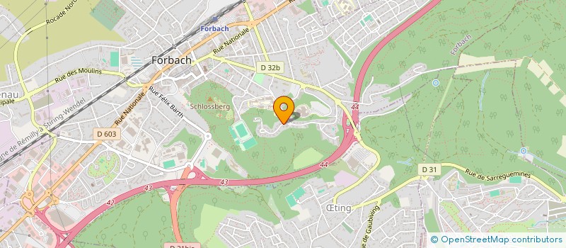 localisation de l'entreprise OETING IMMO INVEST  FORBACH