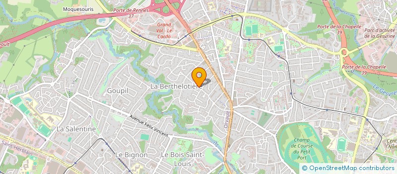 localisation de l'entreprise OEUF DE COLOMBE S.C.I. à ORVAULT