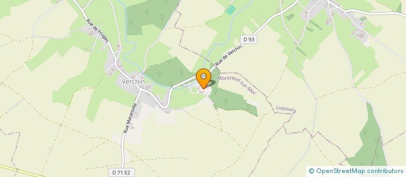 localisation de l'entreprise OEUF DE LYS à VERCHIN