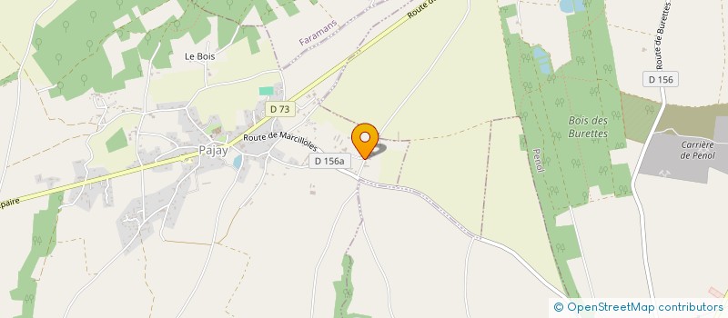 localisation de l'entreprise OEUFS DE BIEVRE à PAJAY