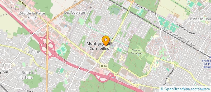localisation de l'entreprise OEUIL TECH à MONTIGNY-LES-CORMEILLES