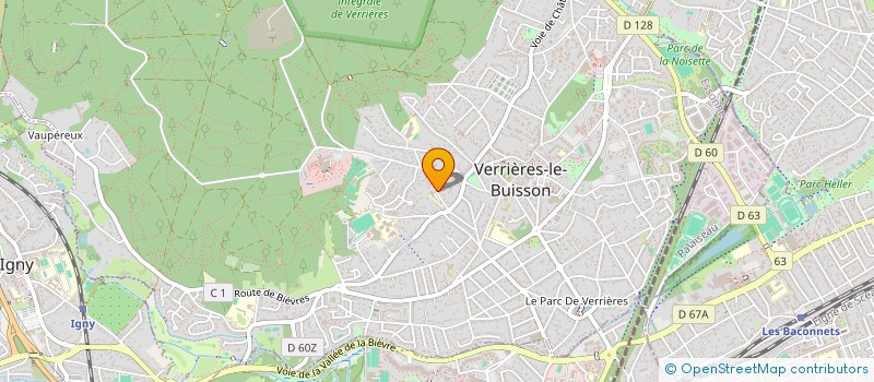 localisation de l'entreprise OEUVRAY ETS à VERRIERES-LE-BUISSON