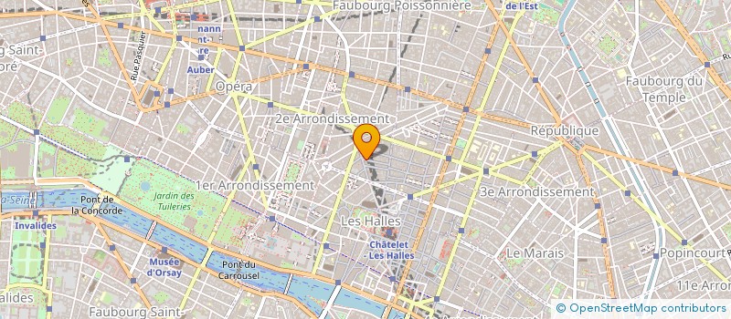 localisation de l'entreprise OEUVRE  PARIS