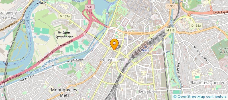 localisation de l'entreprise OEUVRE BIBLIOTHEQUE HOPITAUX à METZ