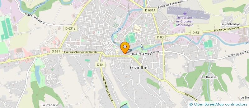 localisation de l'entreprise OEUVRE D'AIDE SOLIDAIRE ET D'INCLUSION SOCIALE (O.A.S.I.S.) à GRAULHET