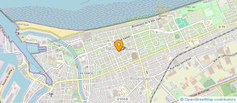 localisation de l'entreprise OEUVRE D ENTRAIDE A L ENFANCE DES ECOLES PUBLIQUES à DUNKERQUE