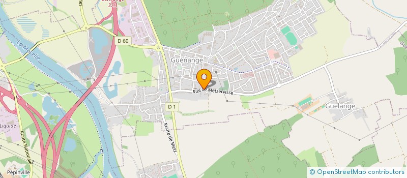 localisation de l'entreprise OEUVRE DE GUENANGE RICHEMONT  GUENANGE