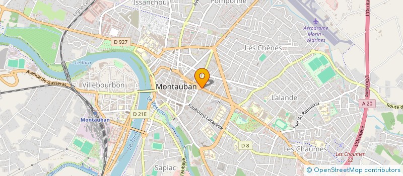 localisation de l'entreprise OEUVRE DE L'ADOPTION  MONTAUBAN