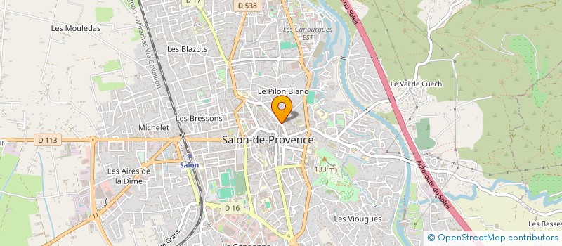 localisation de l'entreprise OEUVRE DE LA JEUNESSE LAIQUE à SALON-DE-PROVENCE