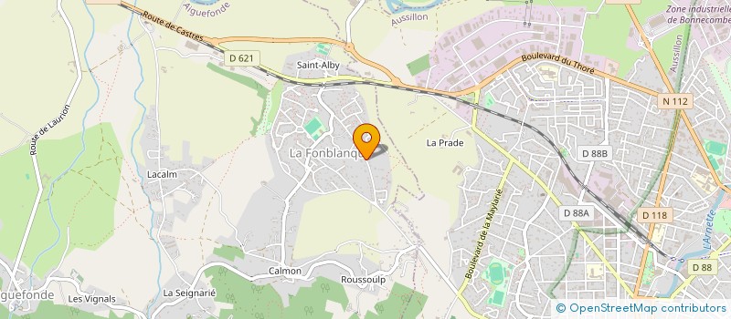 localisation de l'entreprise OEUVRE DE LA MISSION DIVINE POUR LA FRANCE  AIGUEFONDE