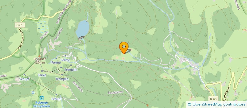 localisation de l'entreprise OEUVRE DE PREVENTION INFANTILE  SOULTZEREN