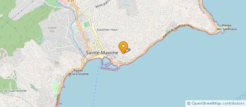 localisation de l'entreprise OEUVRE DE REPOS DES TOURELLES à SAINTE-MAXIME