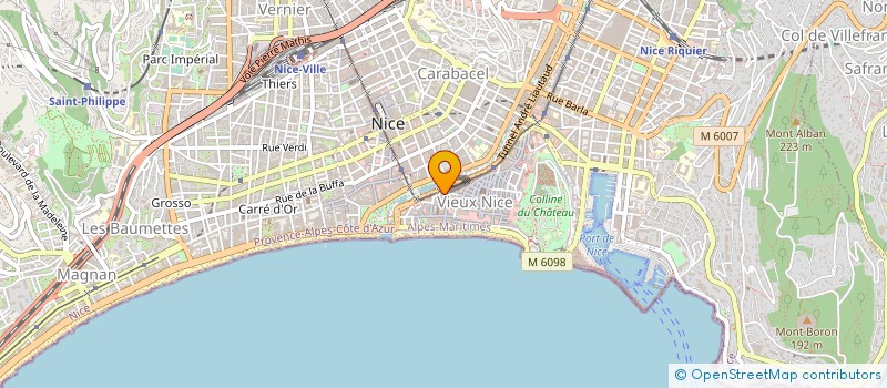 localisation de l'entreprise OEUVRE DES CRECHES DE NICE à NICE