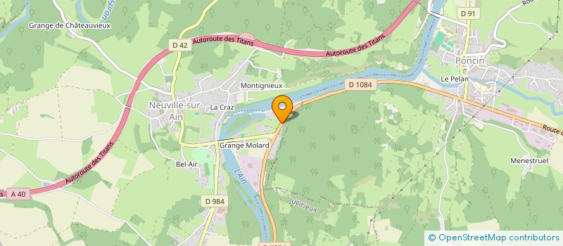 localisation de l'entreprise OEUVRE DES DOMINICAINES DE L'EUCHARISTIE  NEUVILLE-SUR-AIN