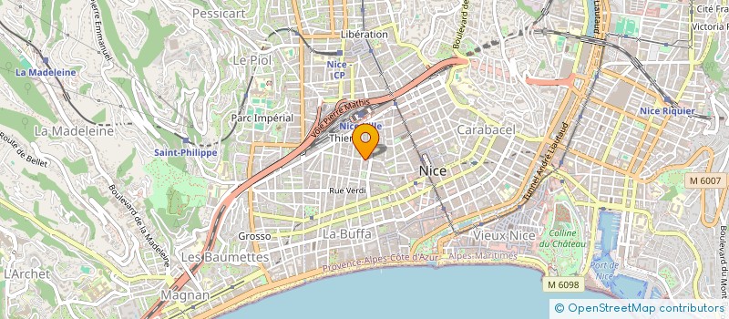 localisation de l'entreprise OEUVRE DES MERES ADMIRABLES à NICE