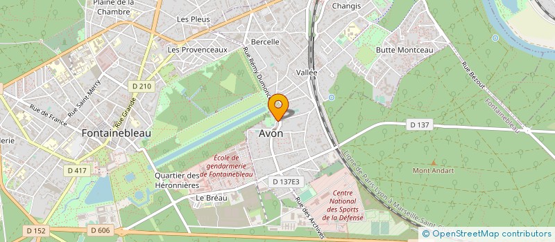localisation de l'entreprise OEUVRE DES PUPILLES ECOLE PUBLIQUE S&M à AVON