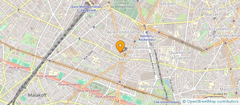 localisation de l'entreprise OEUVRE EDUC POPULAIRE FEMININE  PARIS