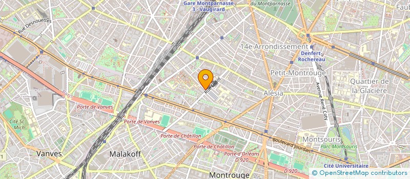 localisation de l'entreprise OEUVRE EDUCA POPUL JEUNES FILLES ROSAIRE  PARIS