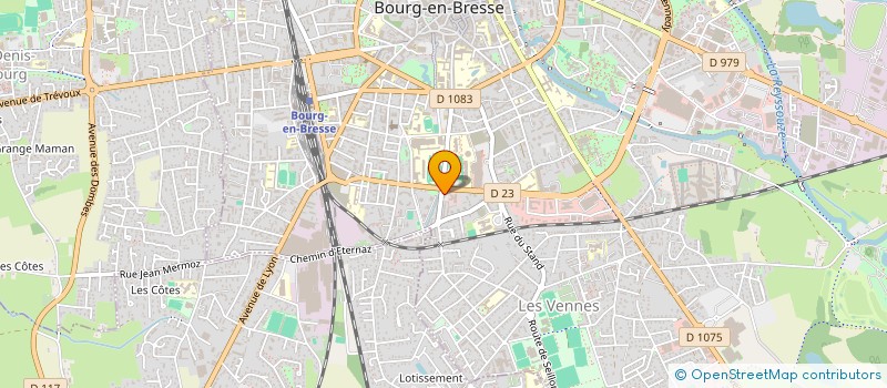 localisation de l'entreprise OEUVRE LAIQUE DES ENFANTS MONTAGNE & MER  BOURG-EN-BRESSE