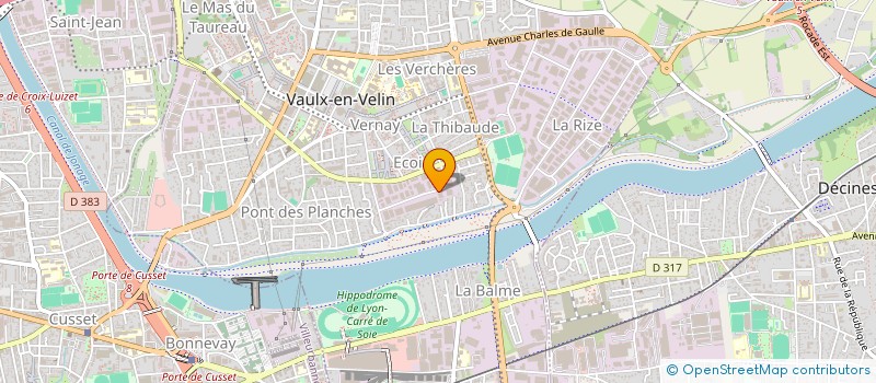 localisation de l'entreprise OEUVRE LAIQUE DES RESTAURANTS D ENFANTS à VAULX-EN-VELIN