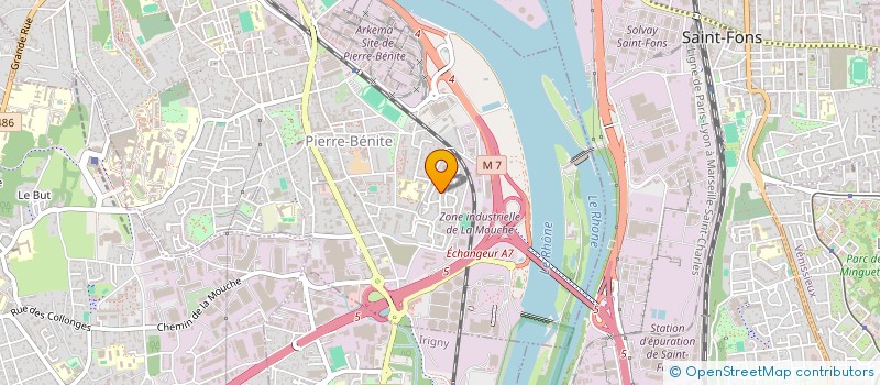 localisation de l'entreprise OEUVRE LAIQUE ENFANTS MONTAGNE  OULLINS-PIERRE-BENITE