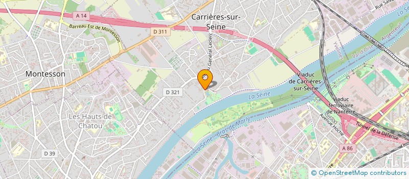 localisation de l'entreprise OEUVRE MUNICIP LOISIR JEUNESSE à CARRIERES-SUR-SEINE