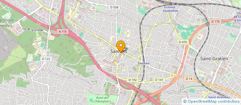 localisation de l'entreprise OEUVRE MUNICIPALE READAPTATION SOCIALE  SANNOIS