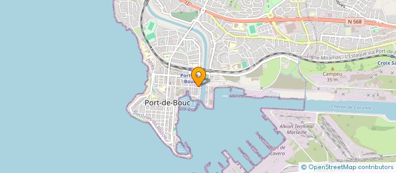 localisation de l'entreprise OEUVRE MUNICIPALE VACANCES LOISIRS  PORT-DE-BOUC