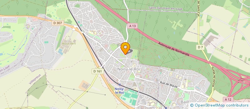 localisation de l'entreprise OEUVRE PAVILLON NOISY ROI   A6 à NOISY-LE-ROI