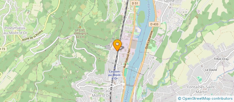 localisation de l'entreprise OEUVRE SAINT LEONARD à COUZON-AU-MONT-D'OR