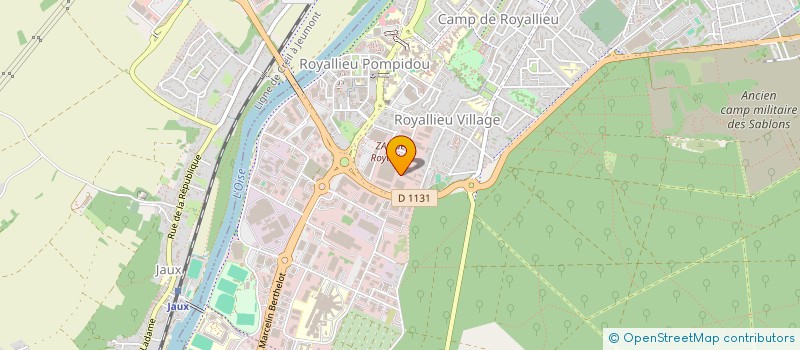 localisation de l'entreprise OEUVRE SCOLAIRE DON BOSCO  COMPIEGNE