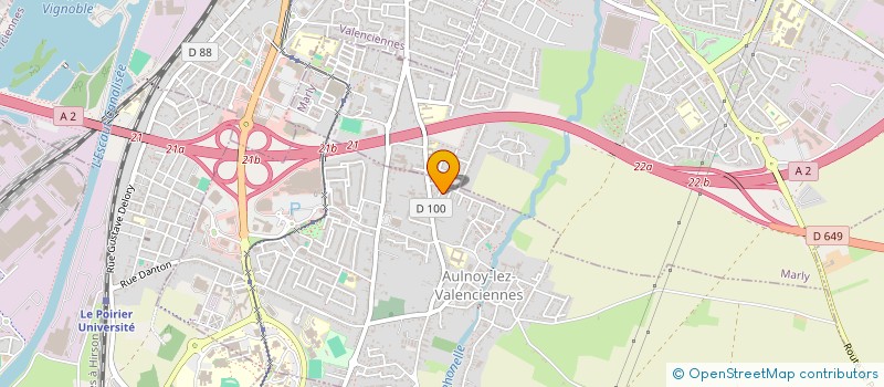 localisation de l'entreprise OEUVRE SOCIALE PARTI SOCIALIST  AULNOY-LEZ-VALENCIENNES