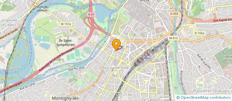 localisation de l'entreprise OEUVRE SOCIALE PROTESTANTE à METZ